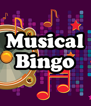 Musical Bingo graphic.